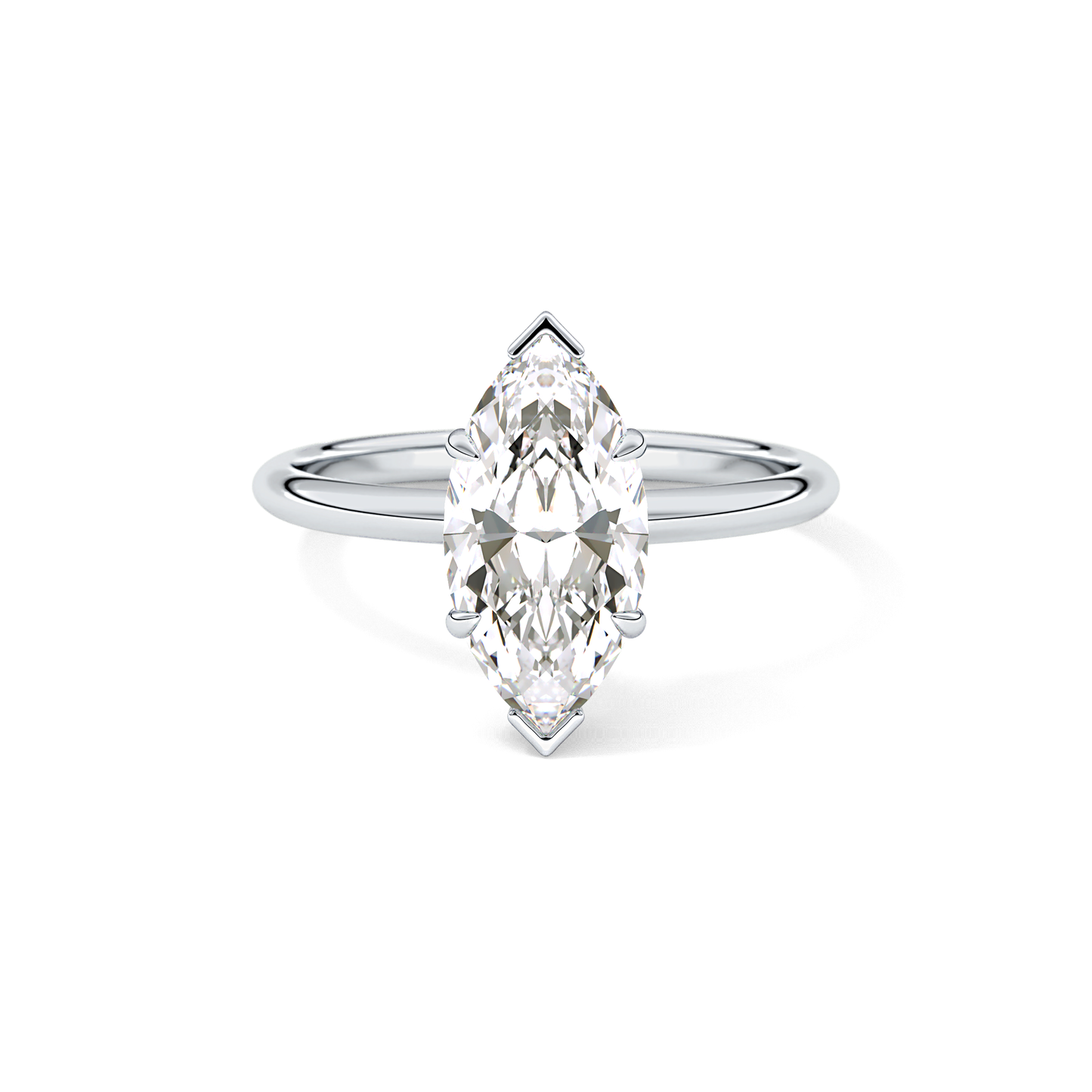 Oval Solitaire Bezel Lab Grown Diamond Engagement Ring