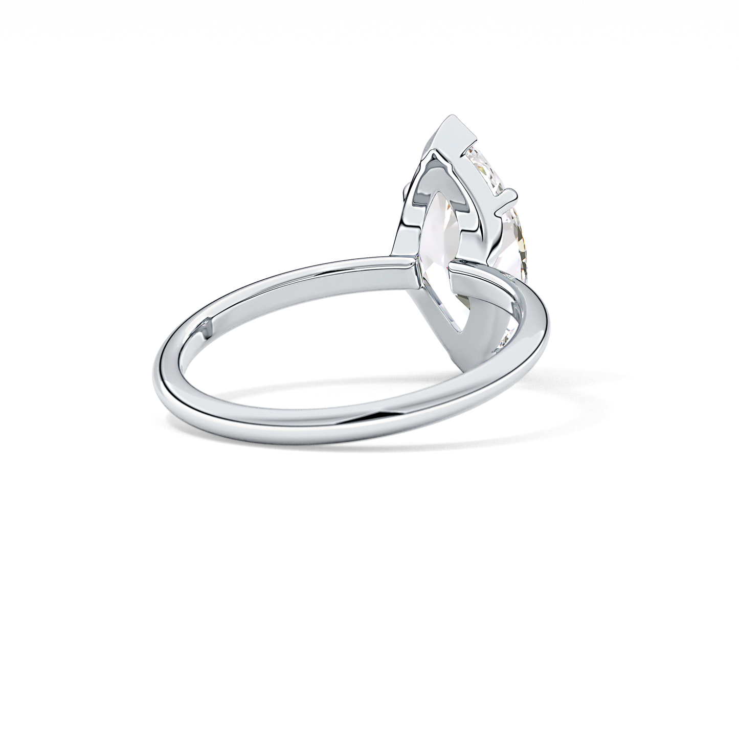 Marquise Solitaire Lab Grown Diamond Engagement Ring