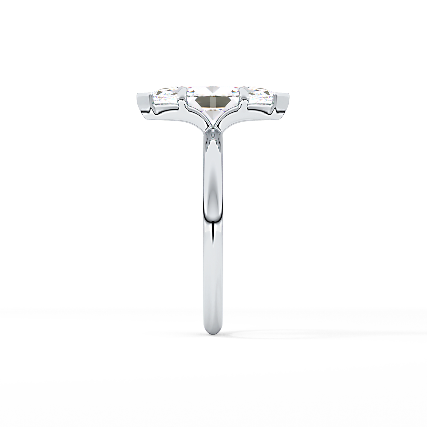 Marquise Solitaire Lab Grown Diamond Engagement Ring
