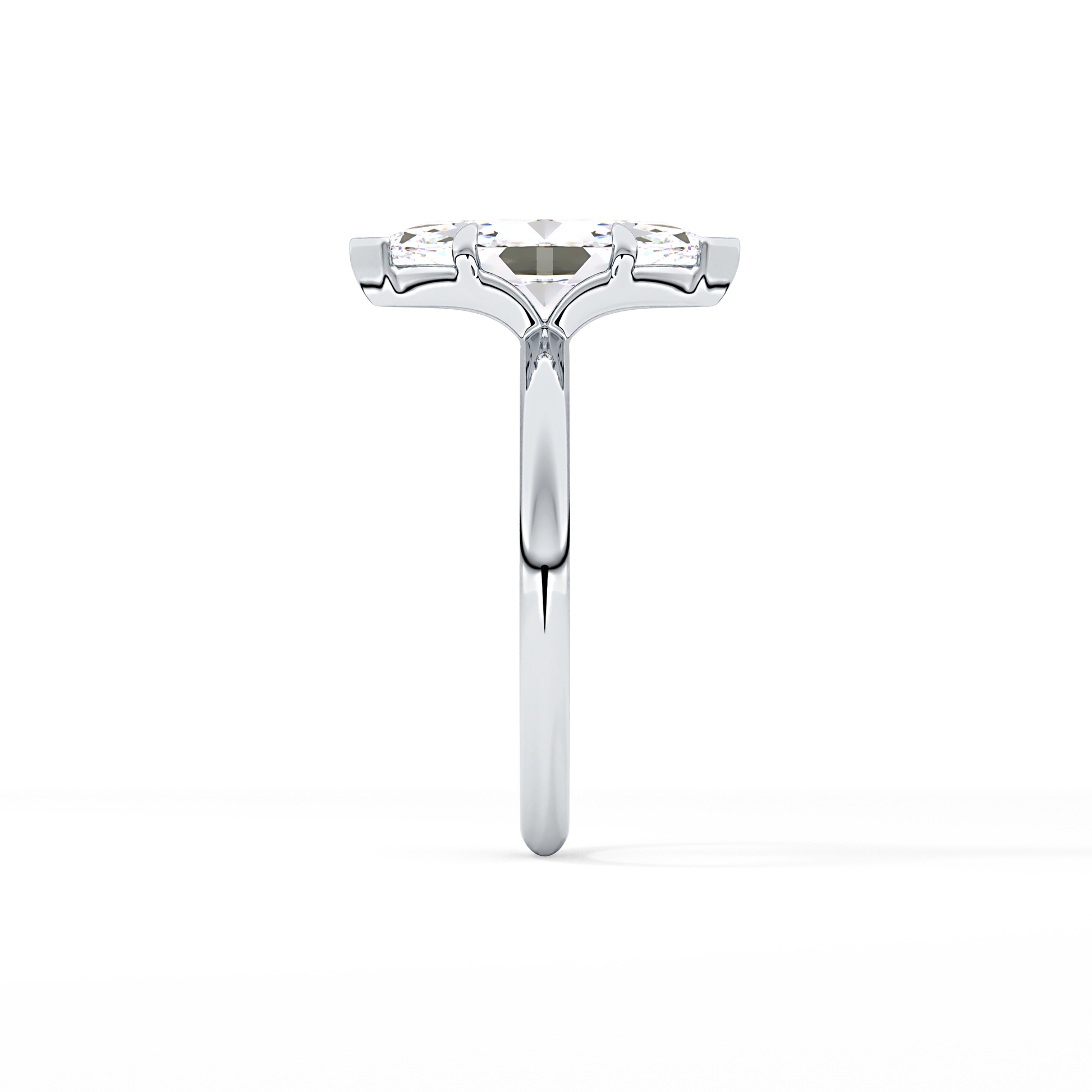 Marquise Solitaire Lab Grown Diamond Engagement Ring