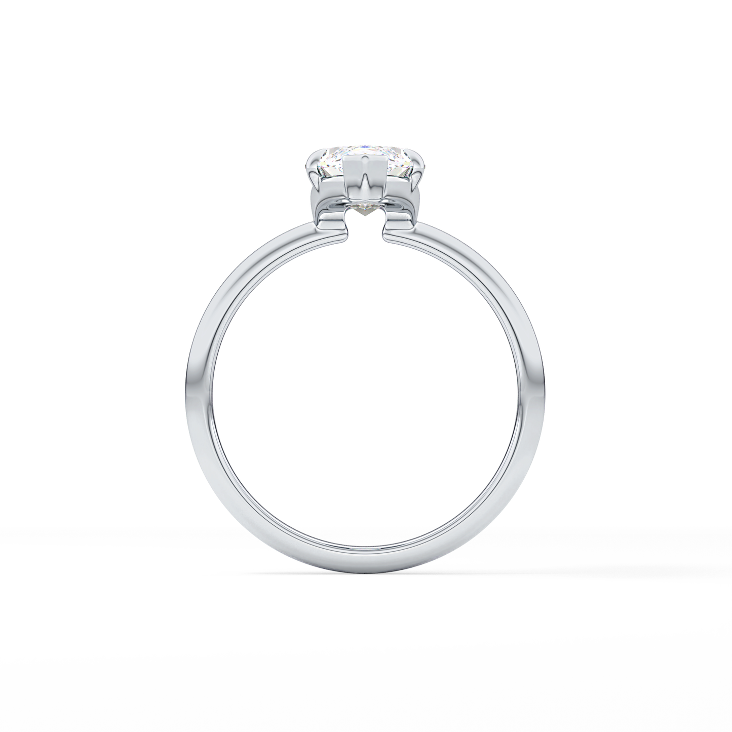 Marquise Solitaire Lab Grown Diamond Engagement Ring