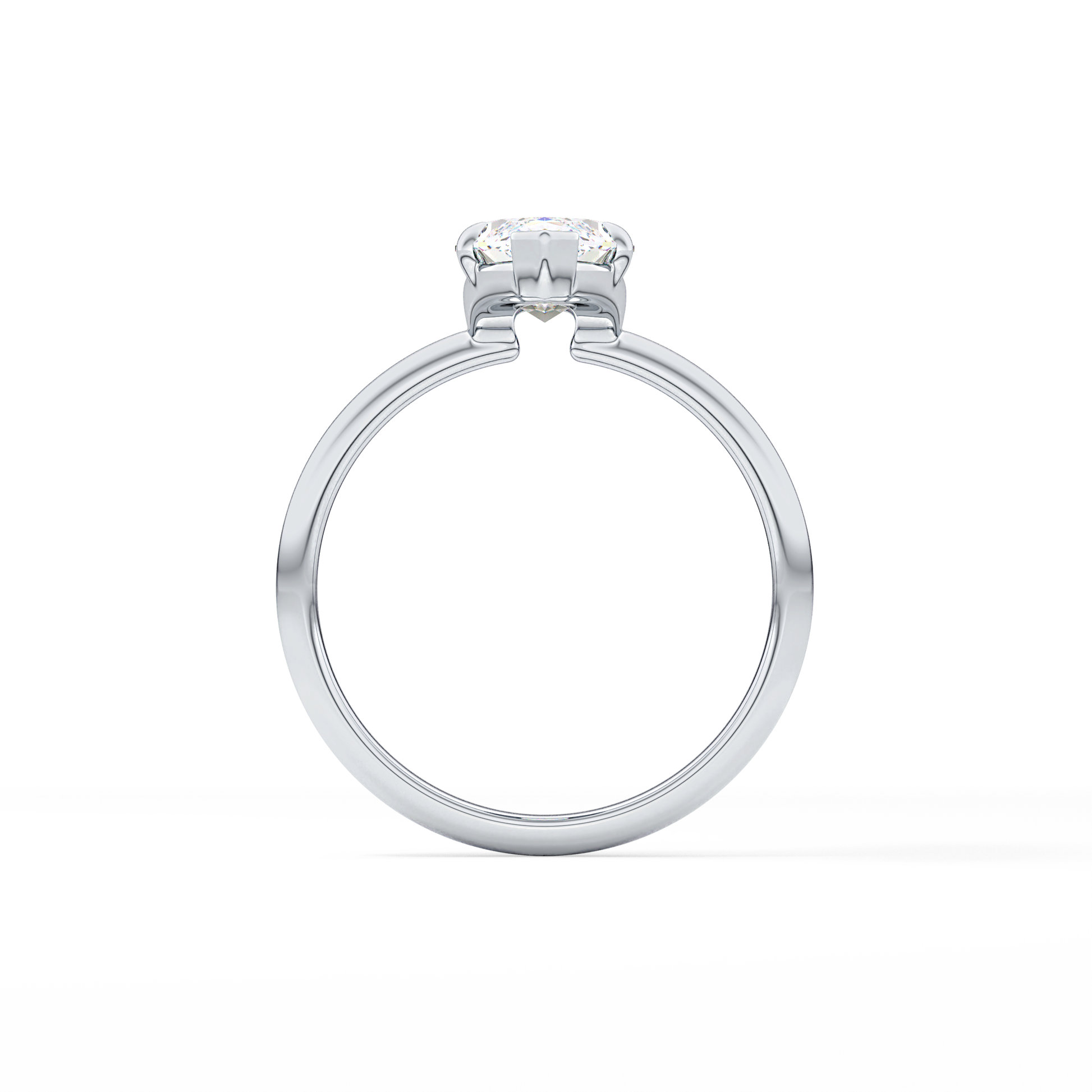 Marquise Solitaire Lab Grown Diamond Engagement Ring