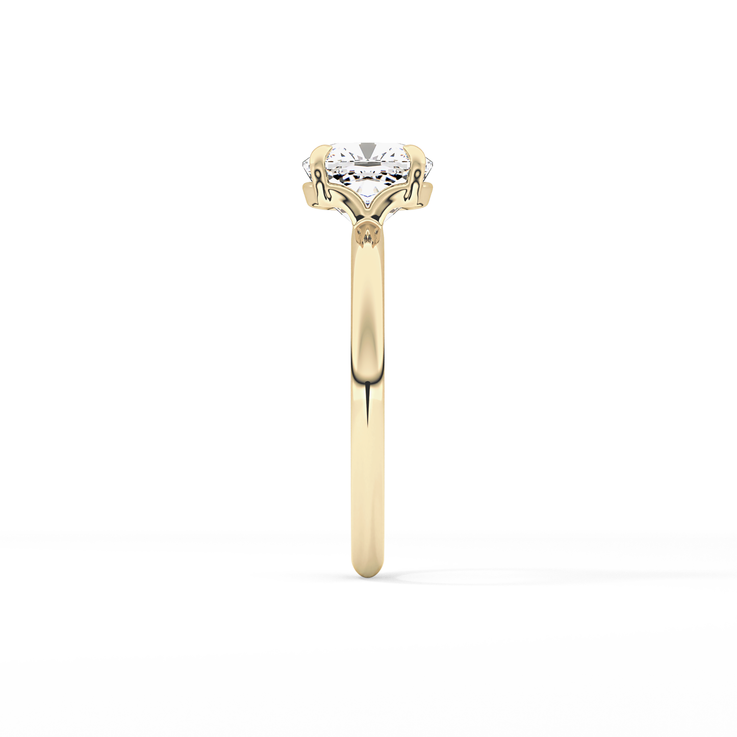 Cushion Solitaire Lab Grown Diamond Engagement Ring