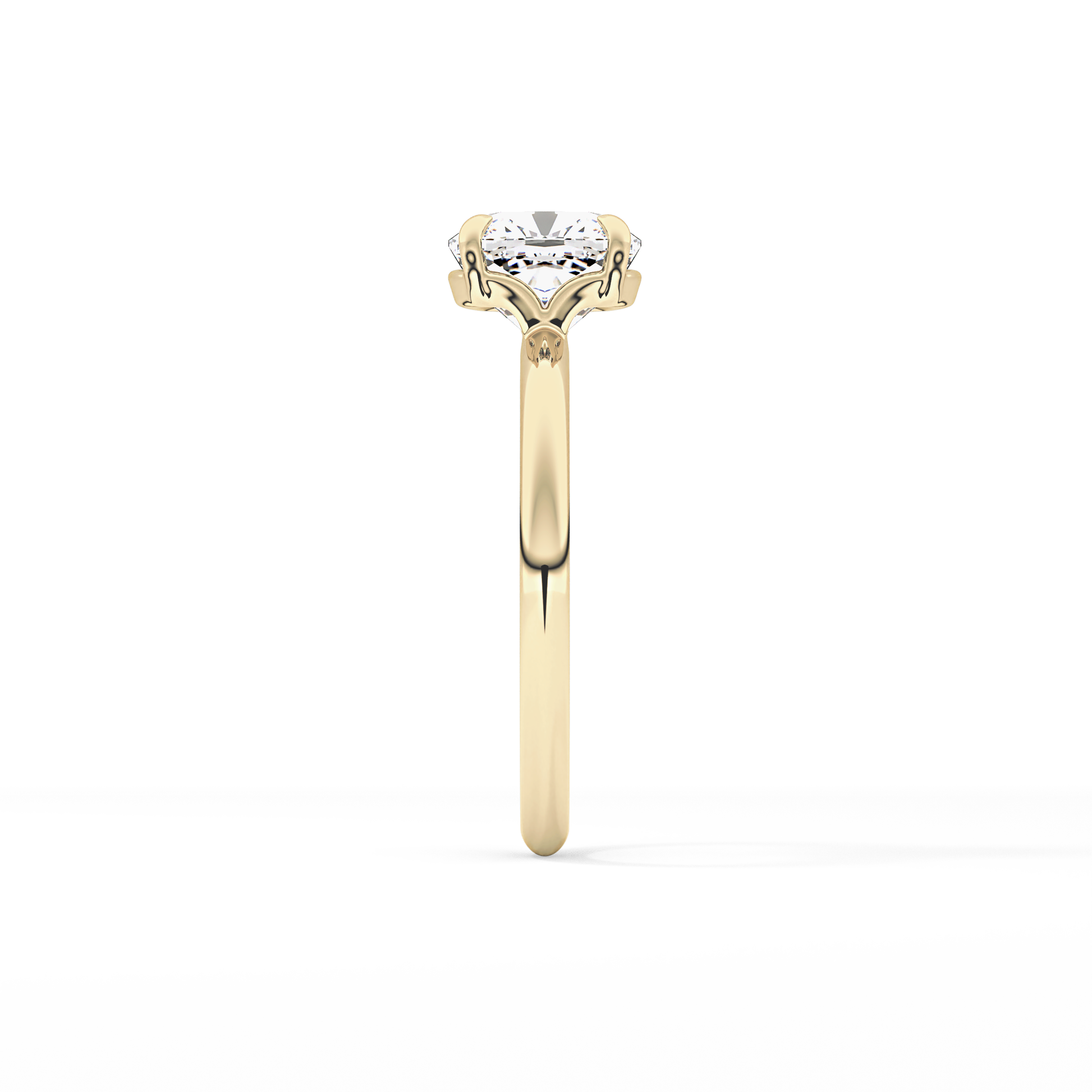 Cushion Solitaire Lab Grown Diamond Engagement Ring
