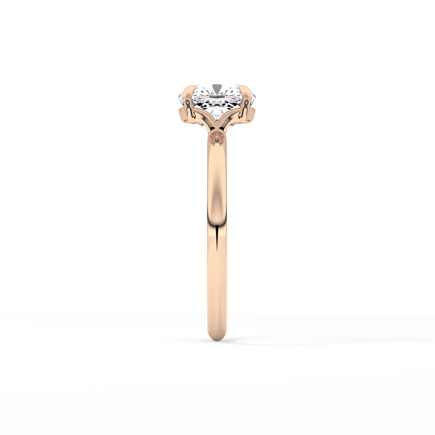 Cushion Solitaire Lab Grown Diamond Engagement Ring