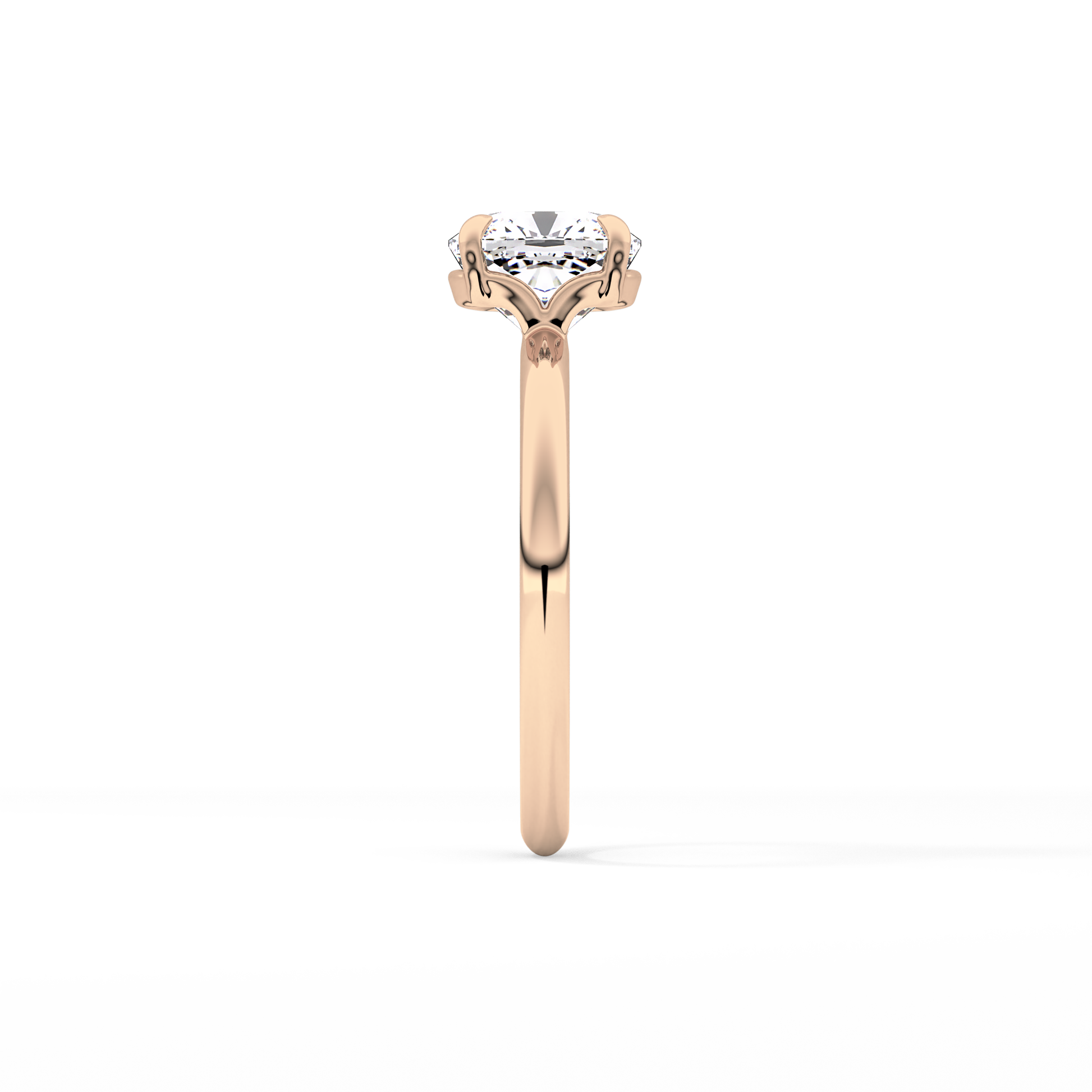 Cushion Solitaire Lab Grown Diamond Engagement Ring
