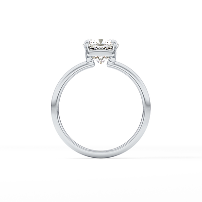 Cushion Solitaire Lab Grown Diamond Engagement Ring