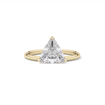Trillion Solitaire Lab Grown Diamond Engagement Ring