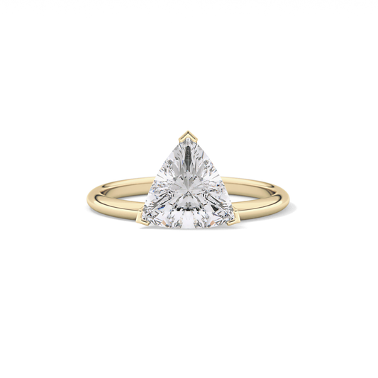 Trillion Solitaire Lab Grown Diamond Engagement Ring