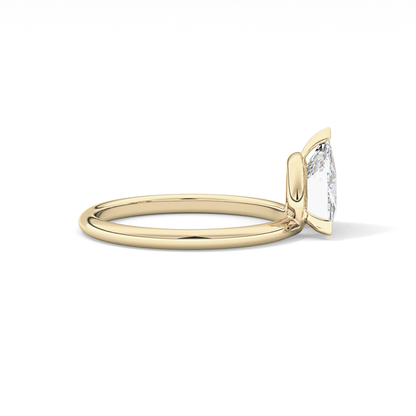 Trillion Solitaire Lab Grown Diamond Engagement Ring