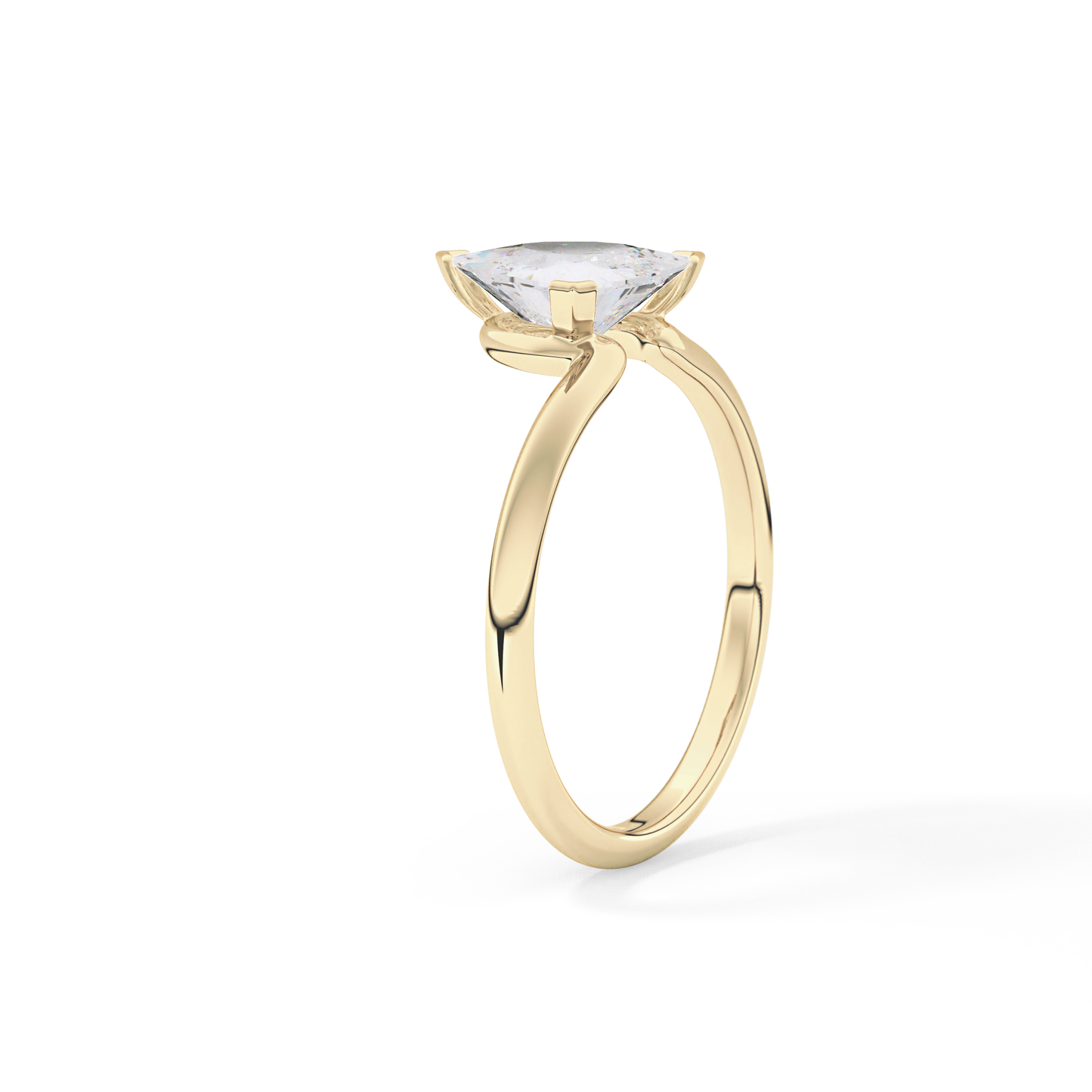 Trillion Solitaire Lab Grown Diamond Engagement Ring