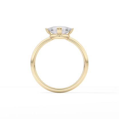 Trillion Solitaire Lab Grown Diamond Engagement Ring