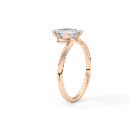 Trillion Solitaire Lab Grown Diamond Engagement Ring