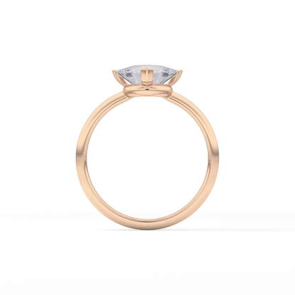 Trillion Solitaire Lab Grown Diamond Engagement Ring
