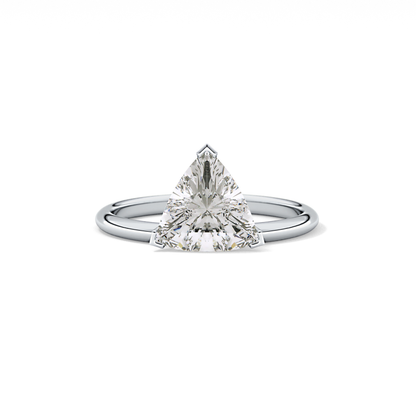Trillion Solitaire Lab Grown Diamond Engagement Ring