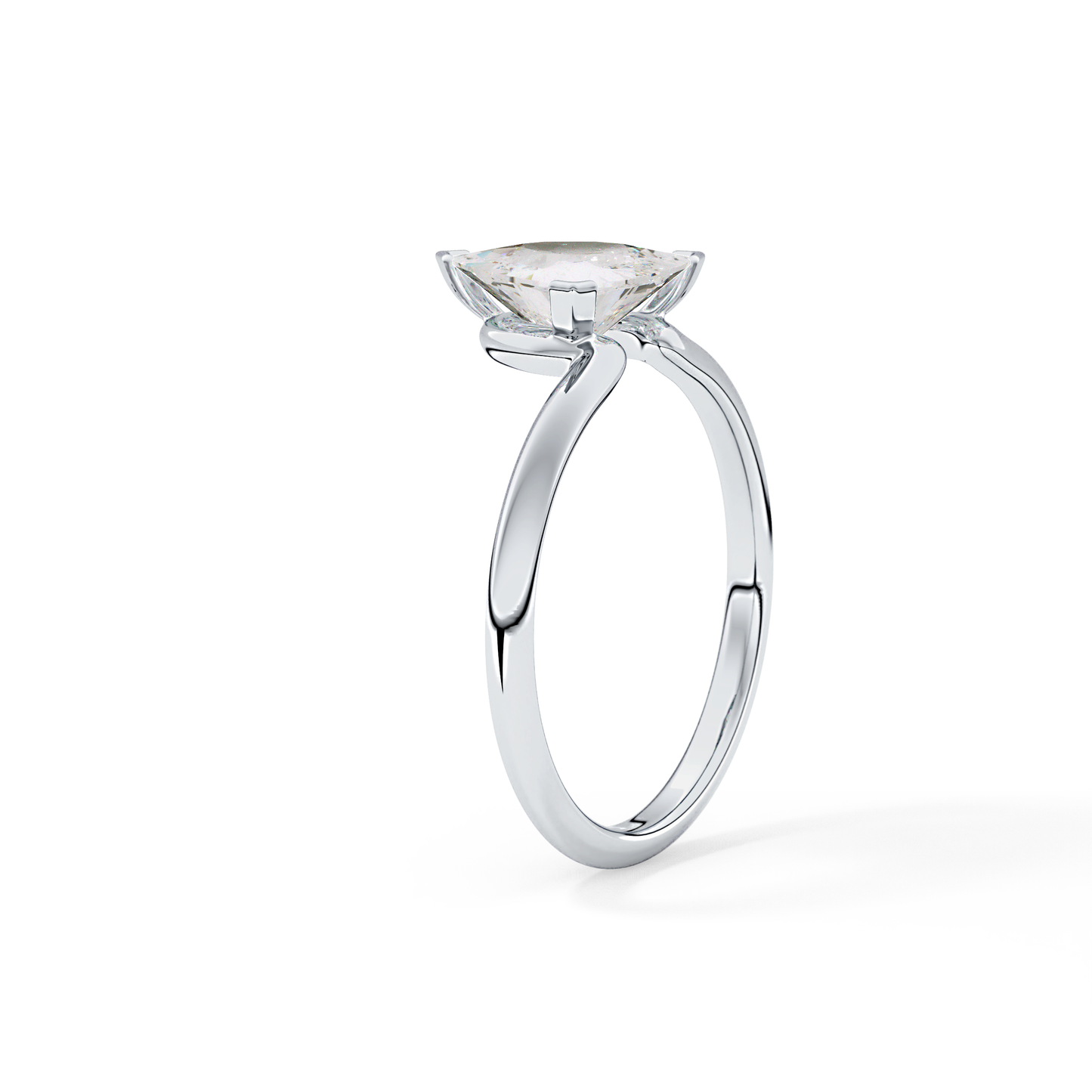 Trillion Solitaire Lab Grown Diamond Engagement Ring