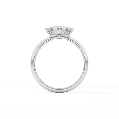 Trillion Solitaire Lab Grown Diamond Engagement Ring
