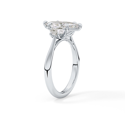 Marquise Three Stone Lab Grown Diamond Engagement Ring