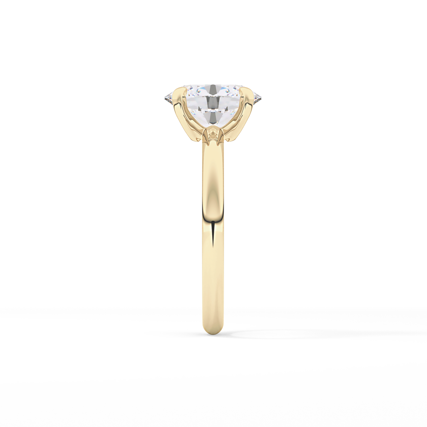 Oval Solitaire Lab Grown Diamond Engagement Ring