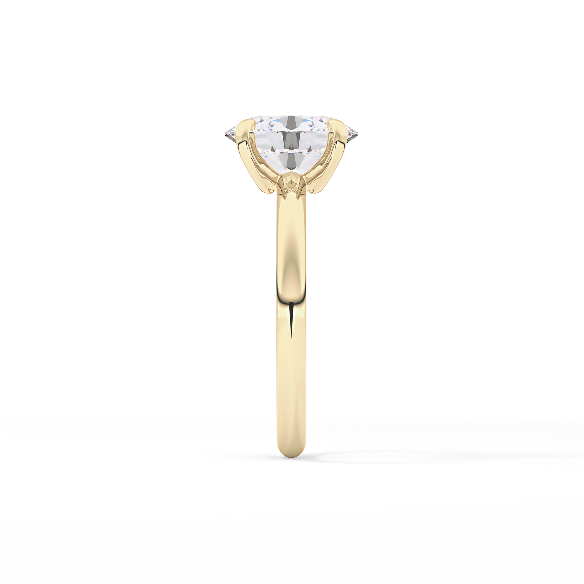 Oval Solitaire Lab Grown Diamond Engagement Ring