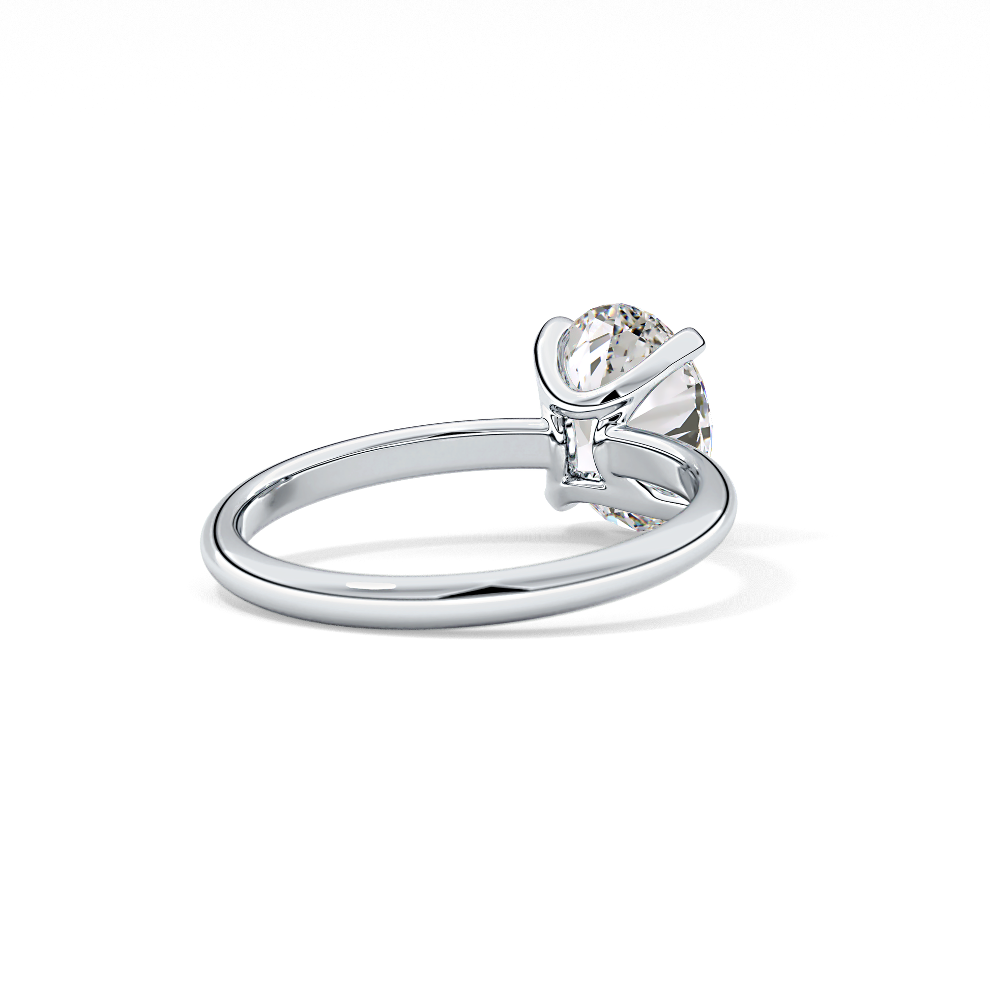 Oval Solitaire Lab Grown Diamond Engagement Ring
