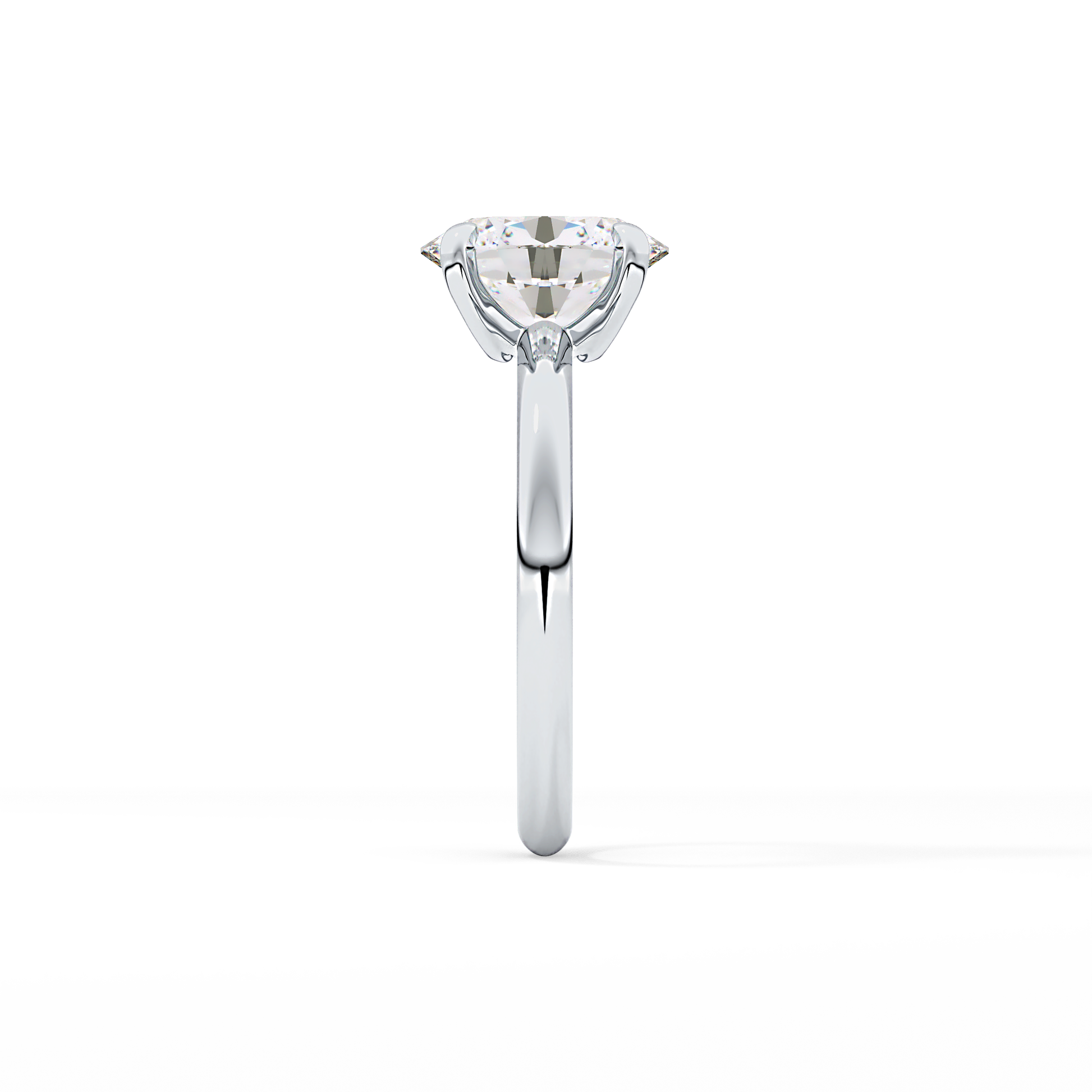 Oval Solitaire Lab Grown Diamond Engagement Ring