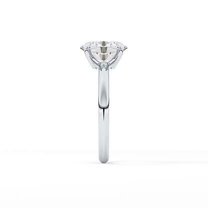Oval Solitaire Lab Grown Diamond Engagement Ring