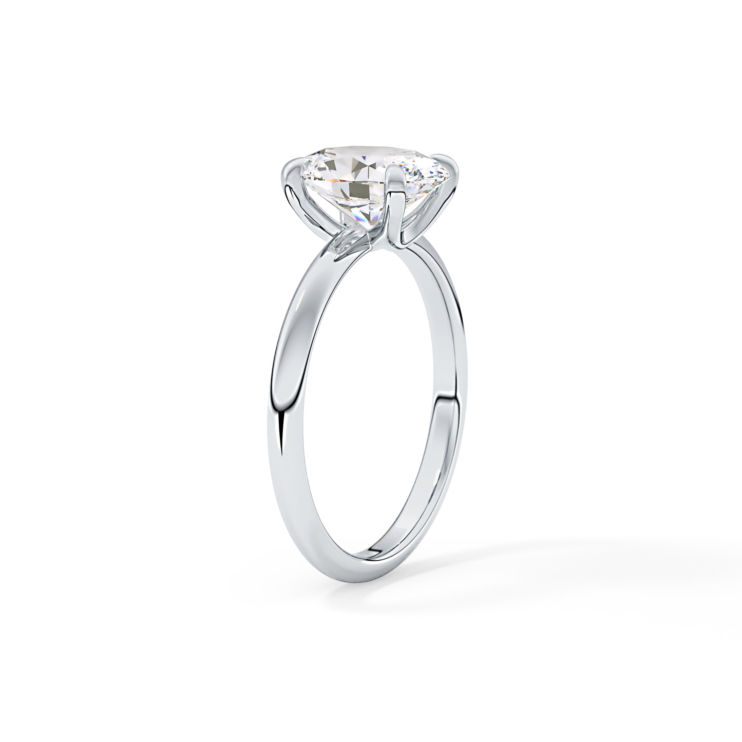 Oval Solitaire Lab Grown Diamond Engagement Ring