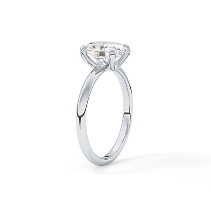Oval Solitaire Lab Grown Diamond Engagement Ring