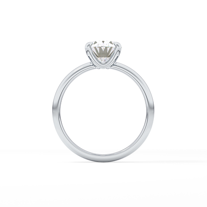 Oval Solitaire Lab Grown Diamond Engagement Ring