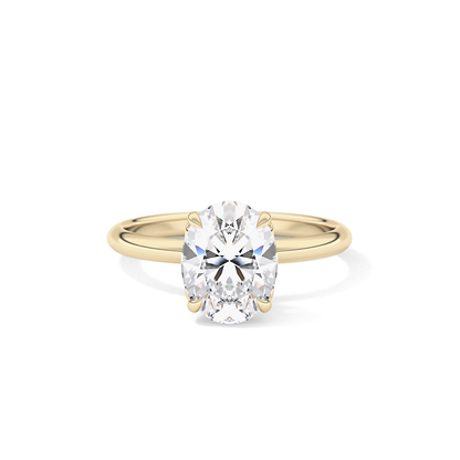 Oval Solitaire Lab Grown Diamond Engagement Ring