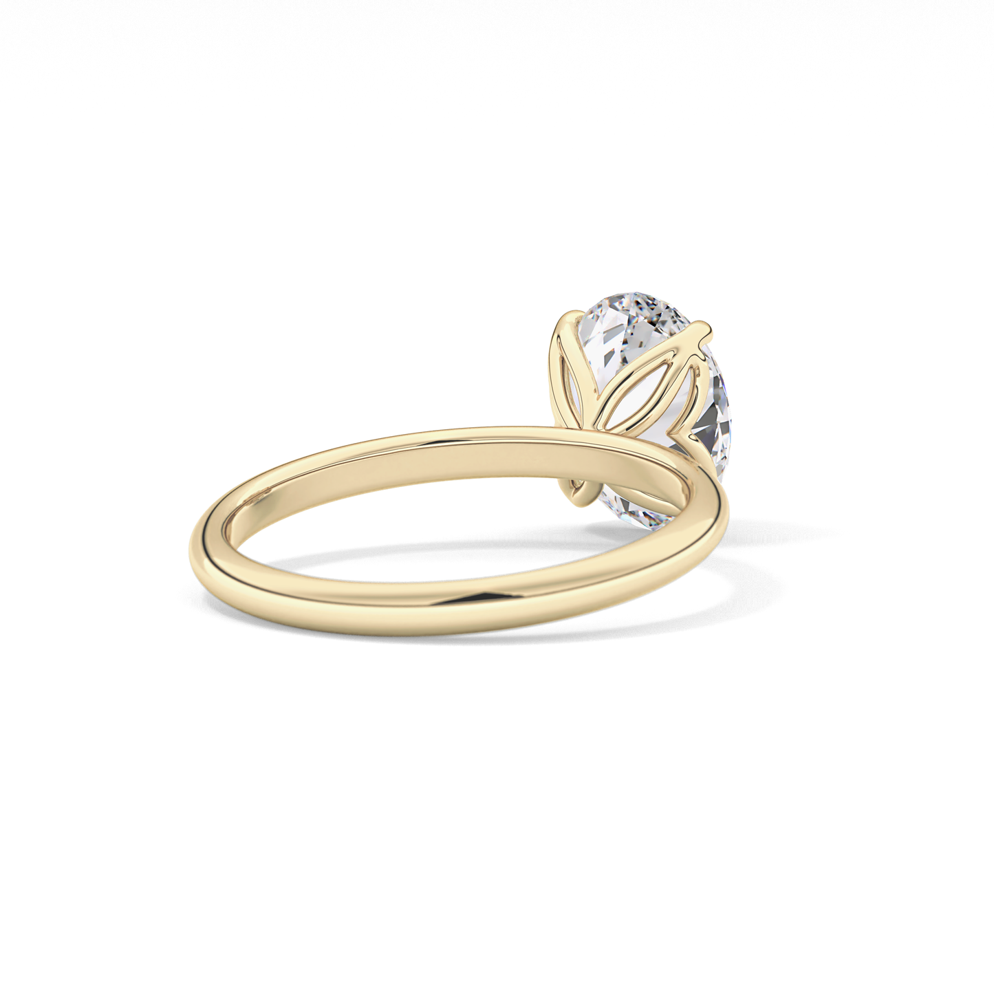 Oval Solitaire Lab Grown Diamond Engagement Ring