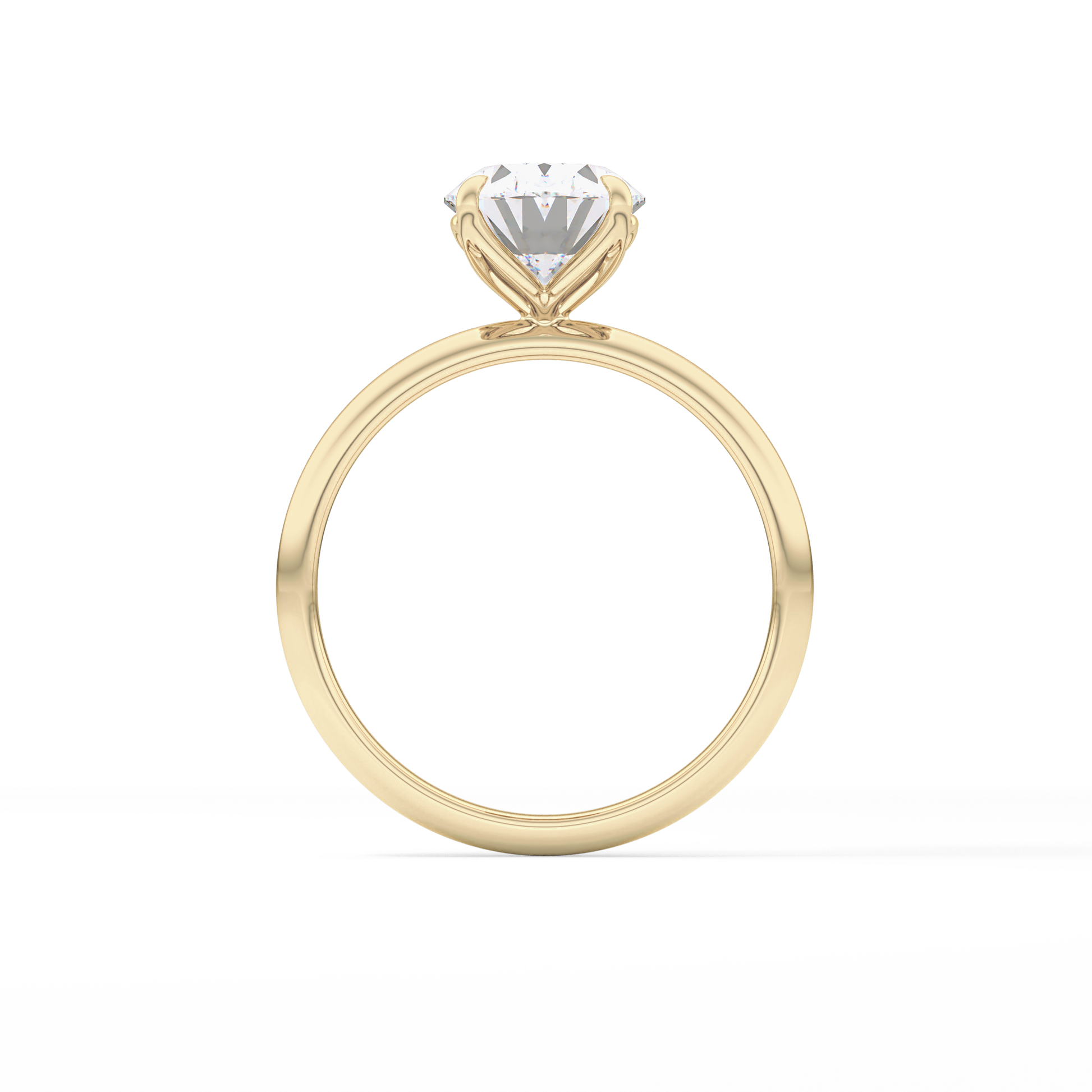 Oval Solitaire Lab Grown Diamond Engagement Ring