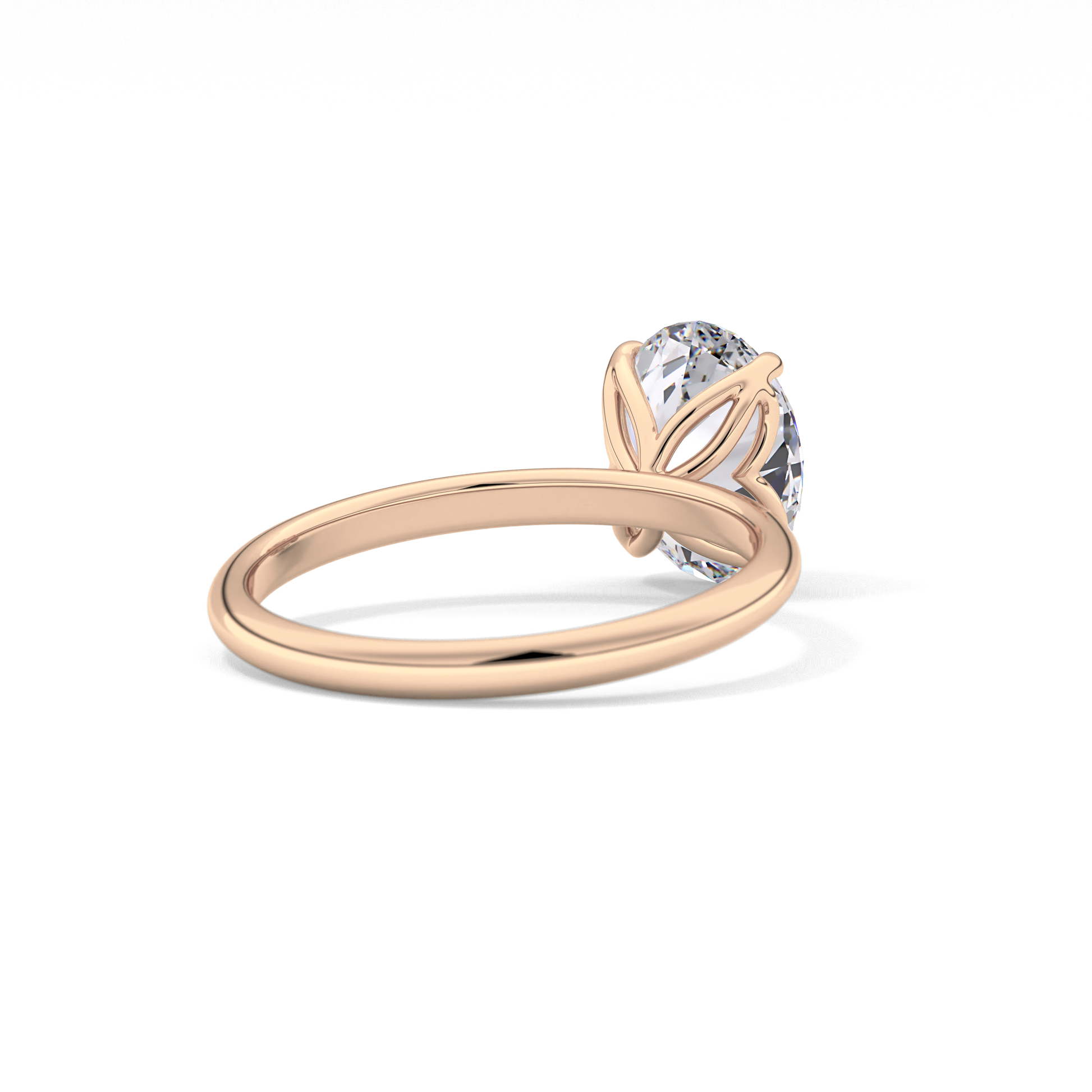 Oval Solitaire Lab Grown Diamond Engagement Ring