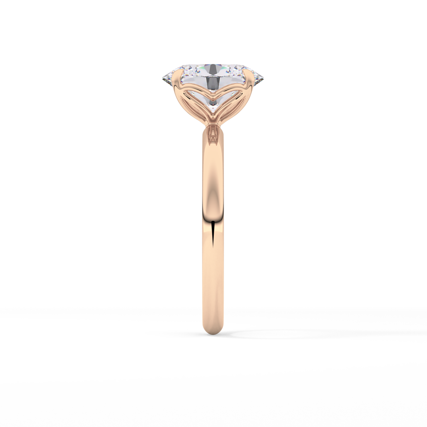 Oval Solitaire Lab Grown Diamond Engagement Ring