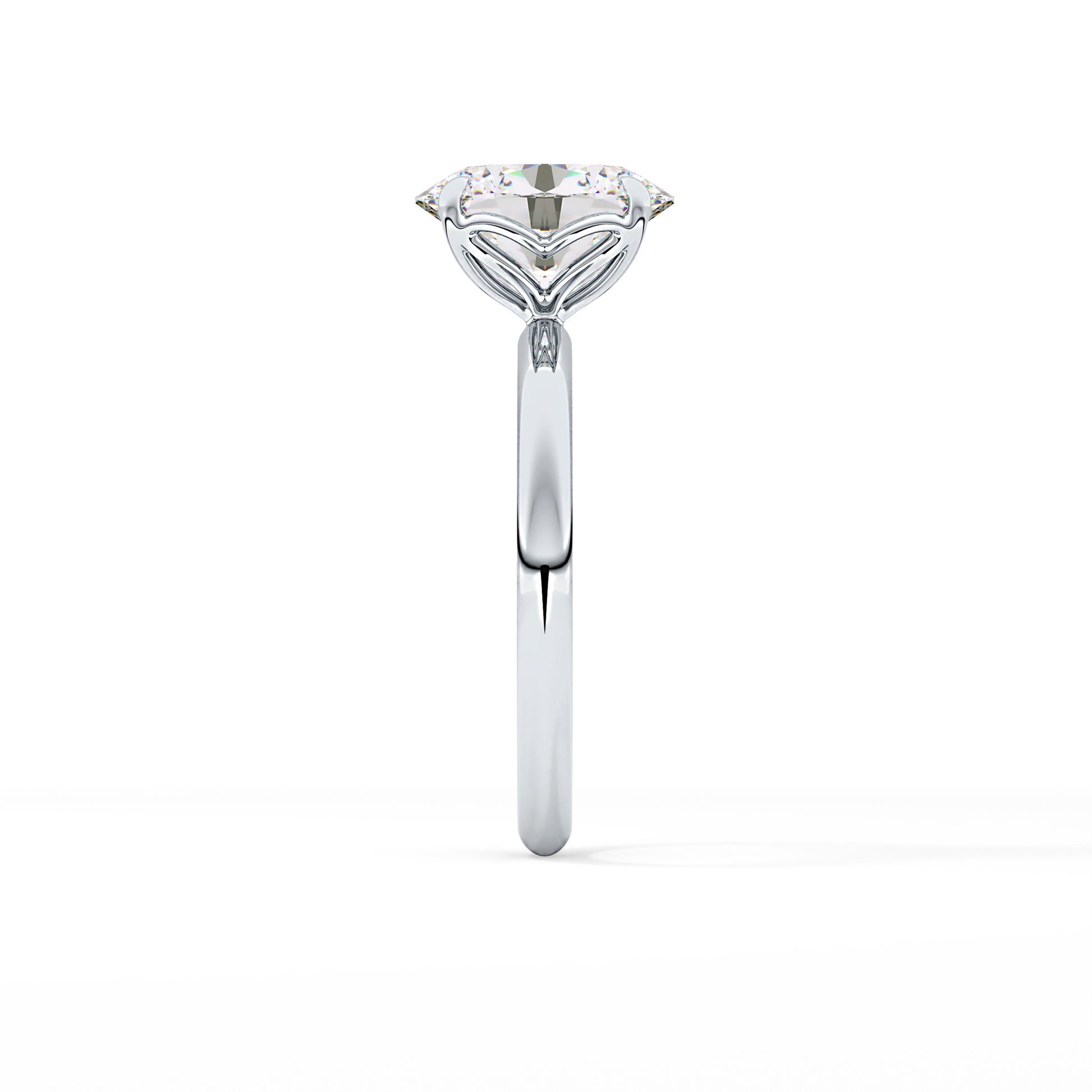 Oval Solitaire Lab Grown Diamond Engagement Ring