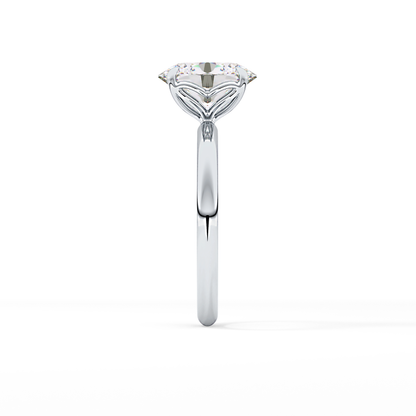 Oval Solitaire Lab Grown Diamond Engagement Ring