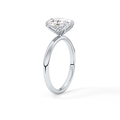Oval Solitaire Lab Grown Diamond Engagement Ring