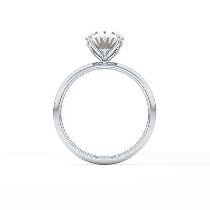 Oval Solitaire Lab Grown Diamond Engagement Ring
