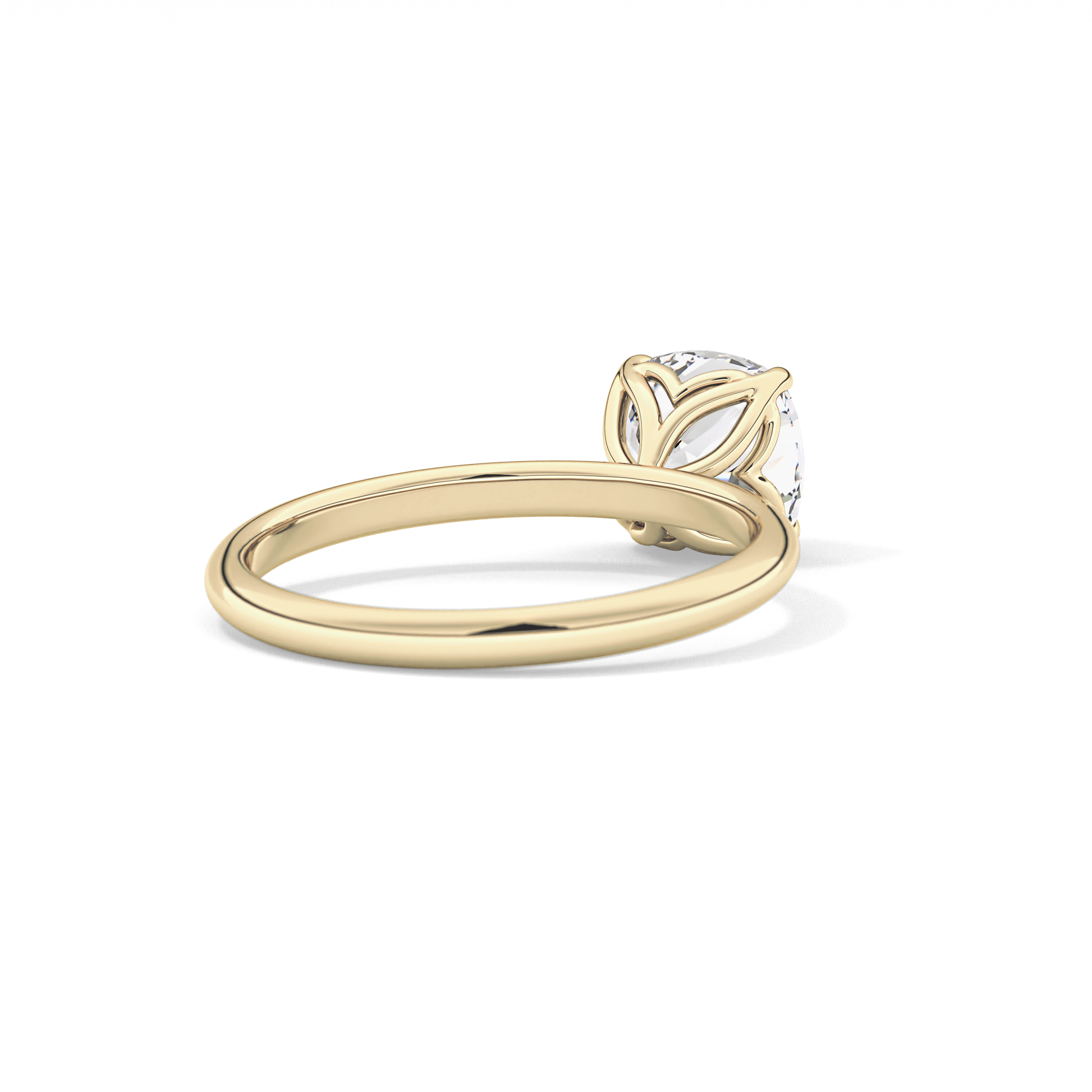Cushion Solitaire Lab Grown Diamond Engagement Ring