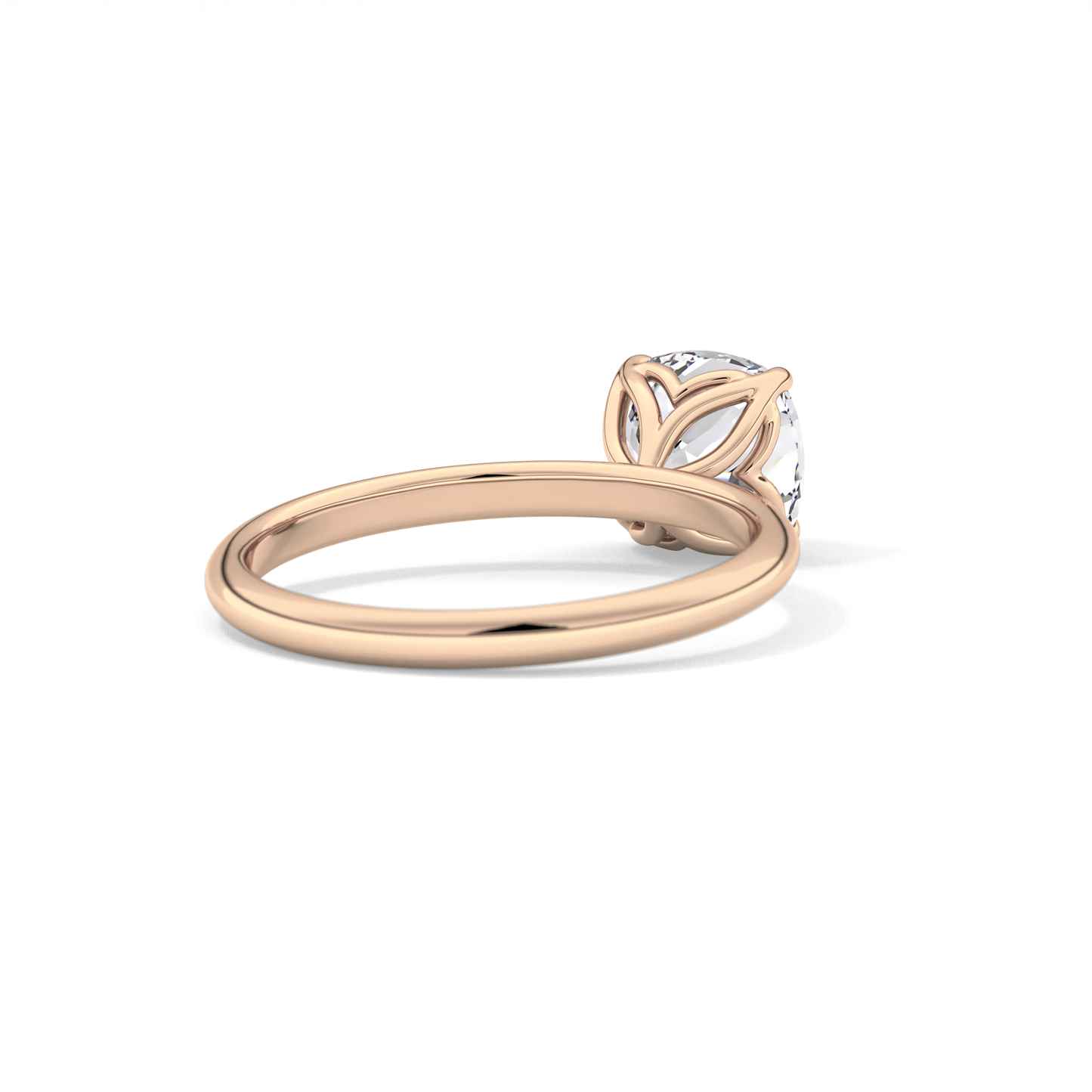 Cushion Solitaire Lab Grown Diamond Engagement Ring