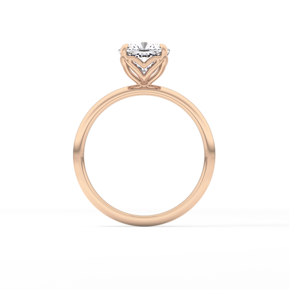 Cushion Solitaire Lab Grown Diamond Engagement Ring