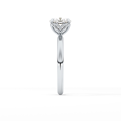 Cushion Solitaire Lab Grown Diamond Engagement Ring