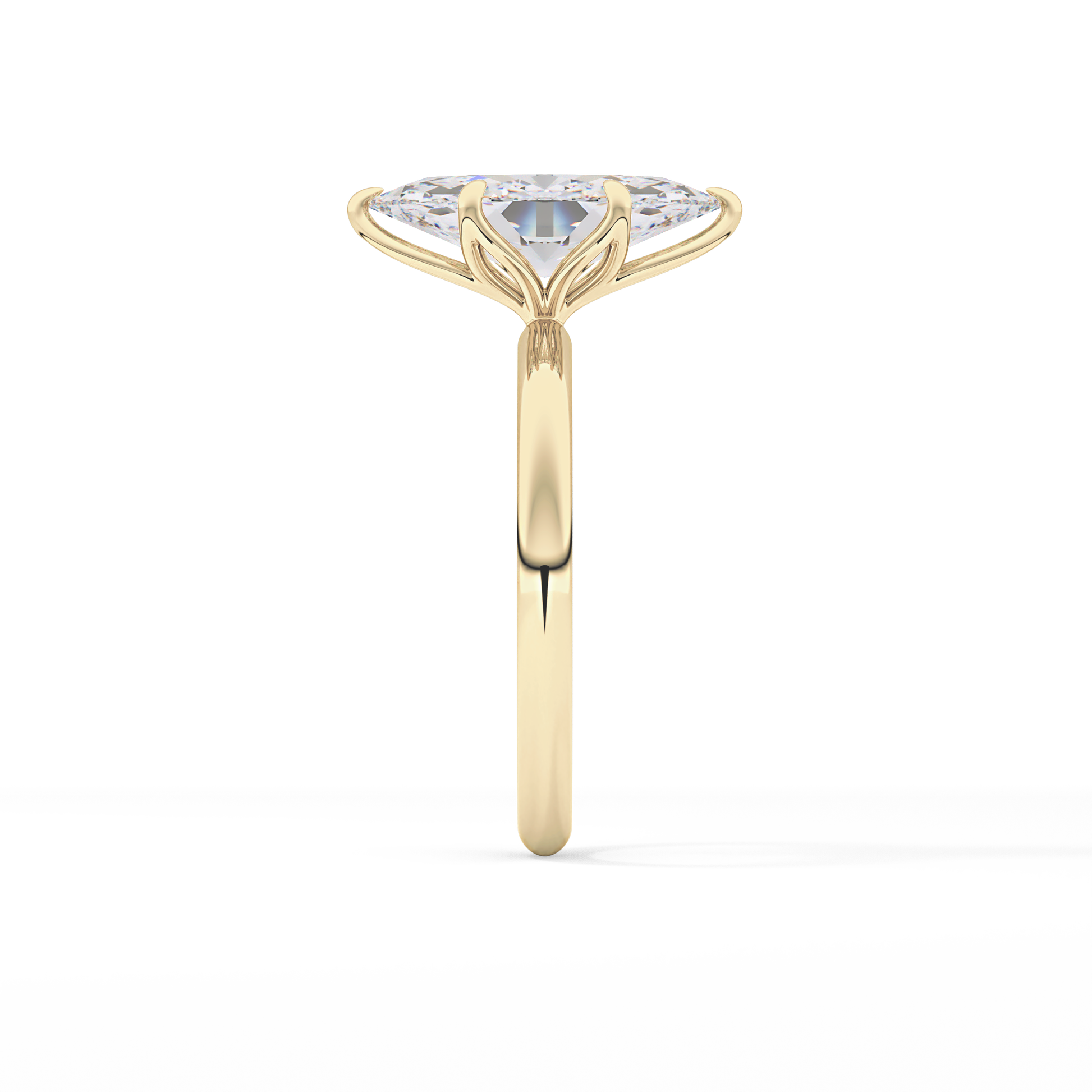 Marquise Solitaire Lab Grown Diamond Engagement Ring