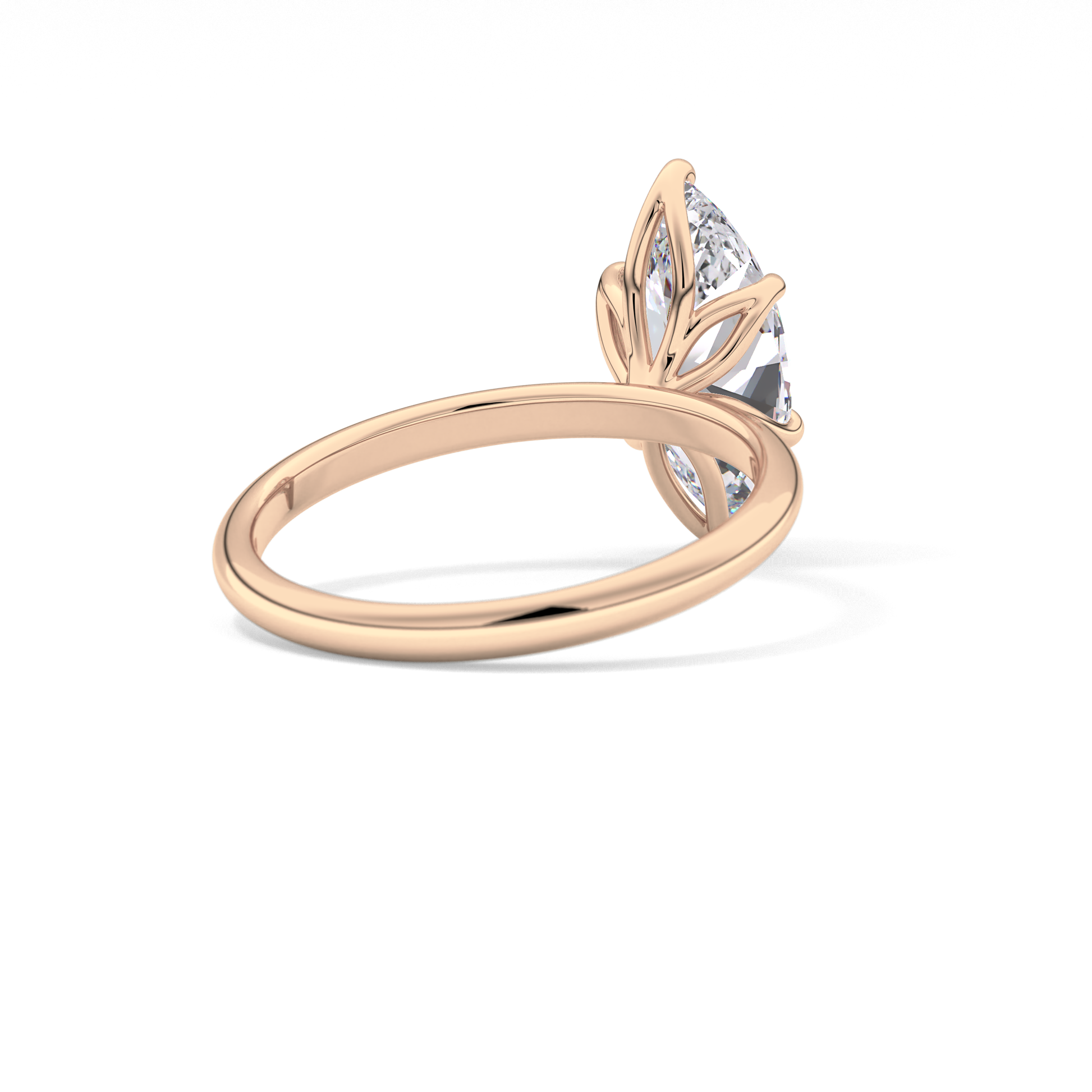 Marquise Solitaire Lab Grown Diamond Engagement Ring
