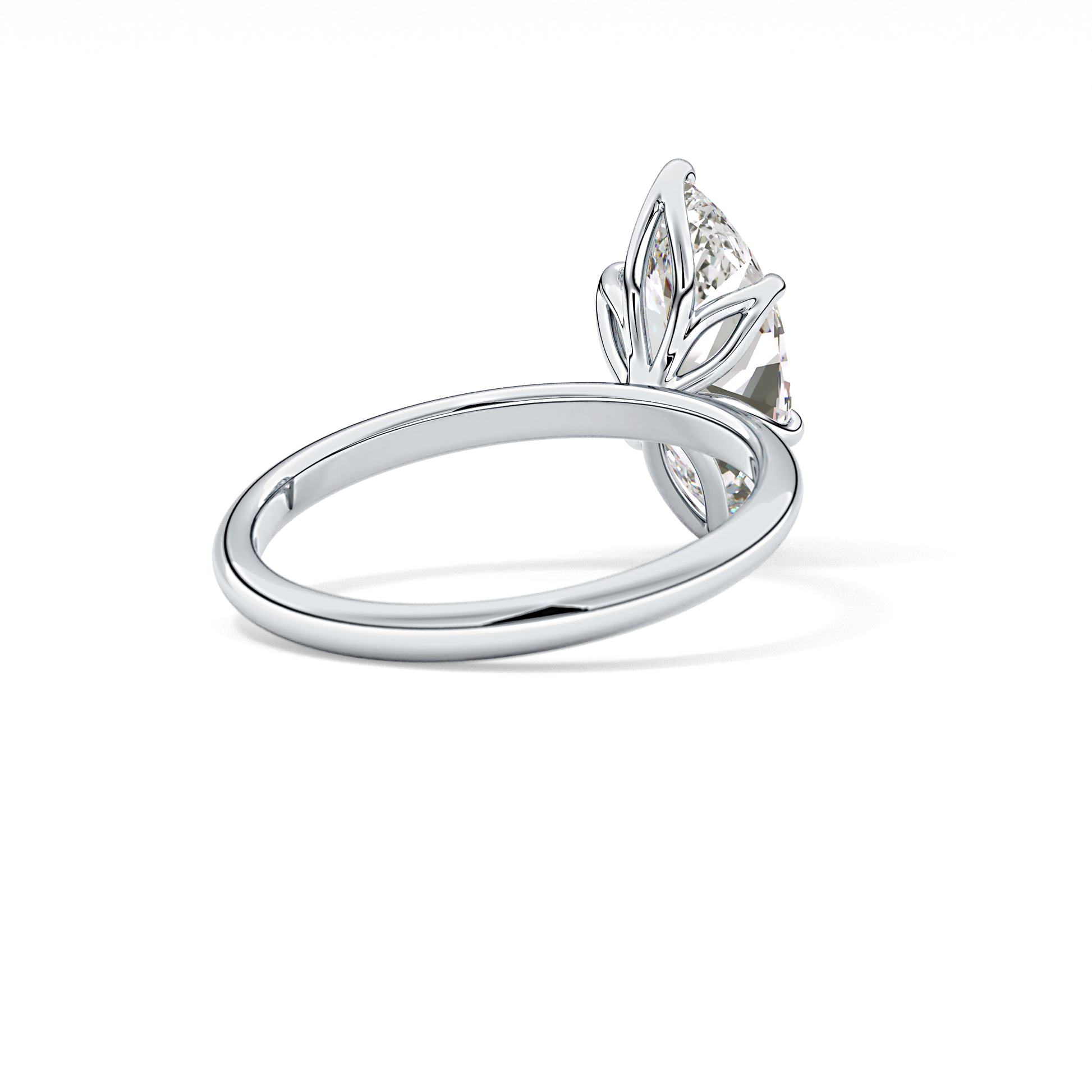 Marquise Solitaire Lab Grown Diamond Engagement Ring