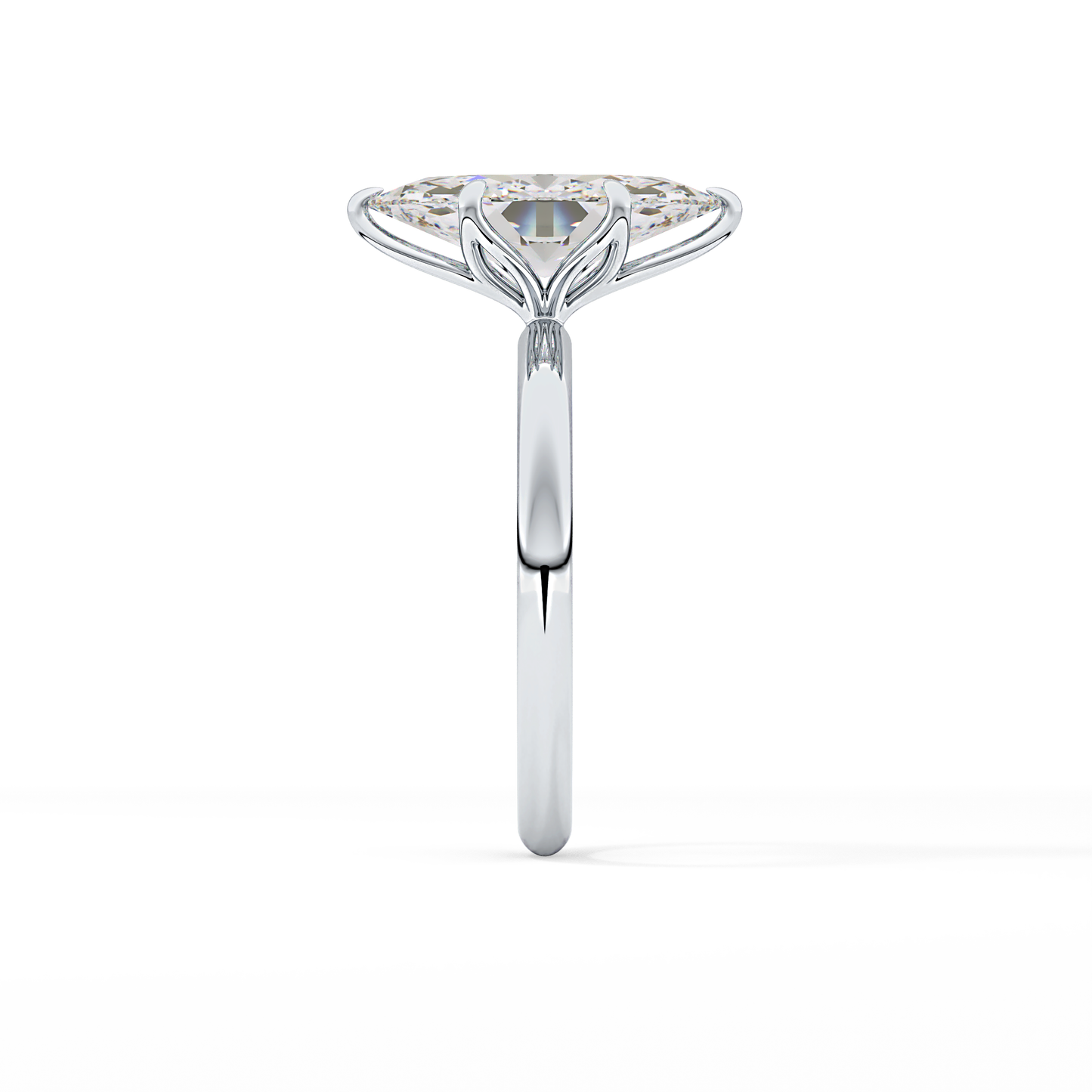 Marquise Solitaire Lab Grown Diamond Engagement Ring