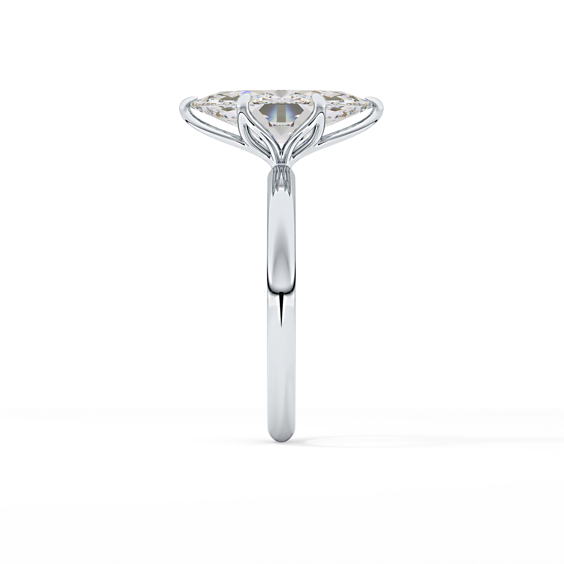 Marquise Solitaire Lab Grown Diamond Engagement Ring