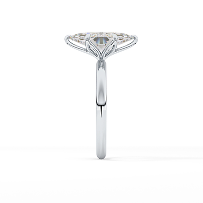 Marquise Solitaire Lab Grown Diamond Engagement Ring