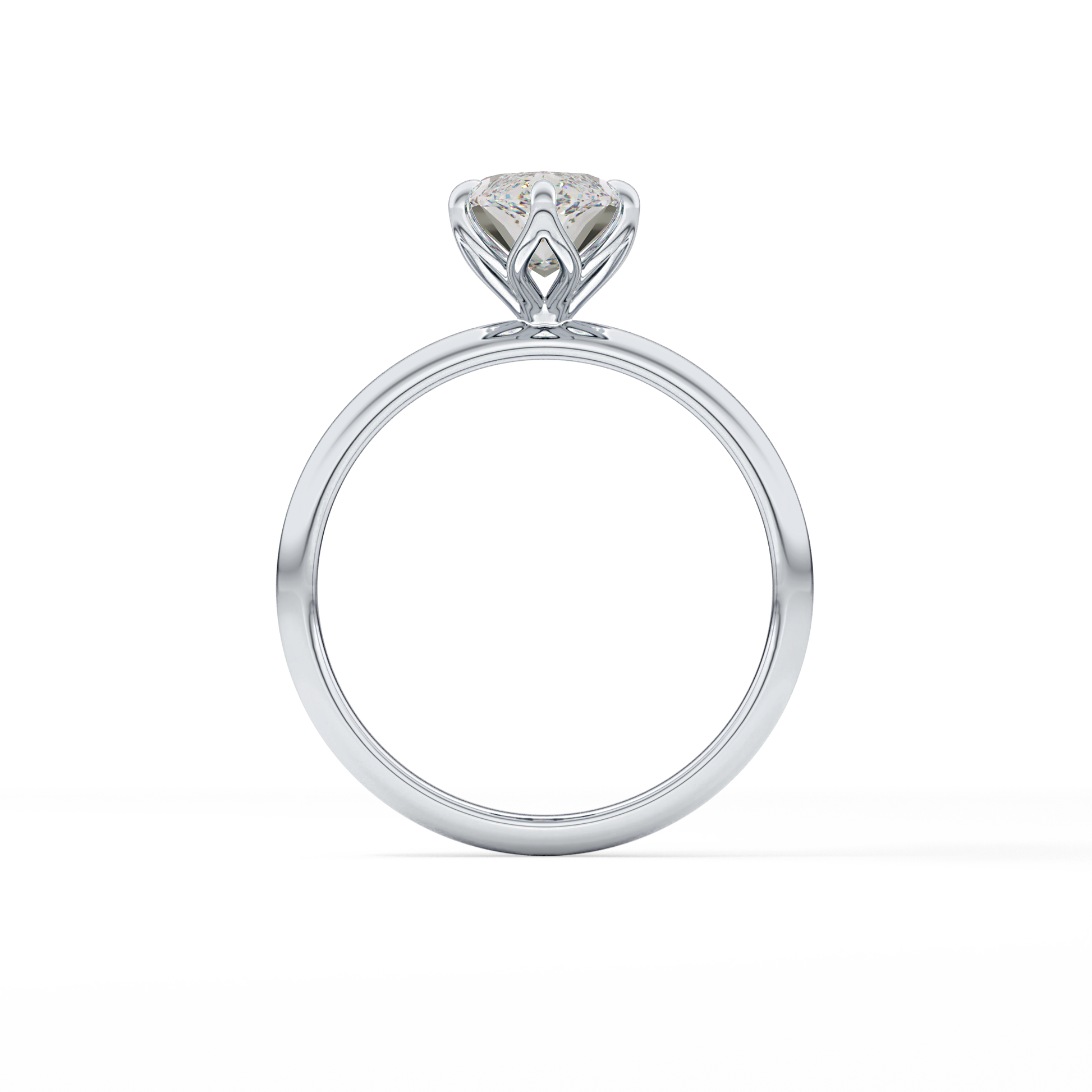 Marquise Solitaire Lab Grown Diamond Engagement Ring
